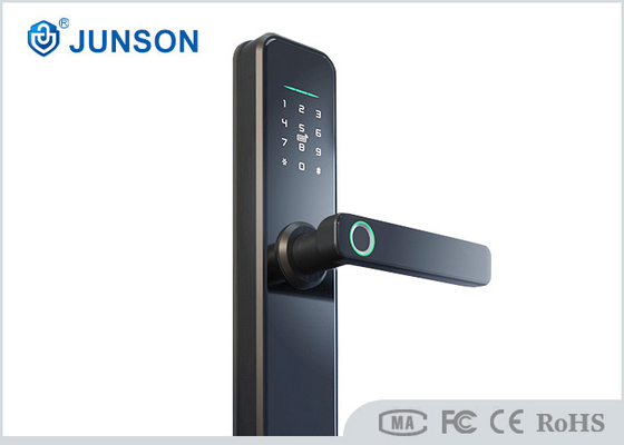 6V 500DPI Multiple Open Ways Fingerprint Security Door Lock Aluminum Alloy Panel