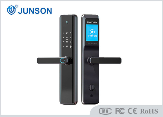 WiFi Electronic Biometric Fingerprint Door Lock Aluminium Alloy With Camera / Tuya App