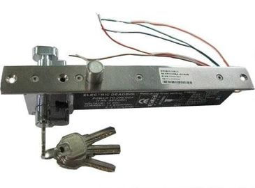 Metal Electric Drop Bolt Door Lock Fail Secure Cylinder Key Manual Open