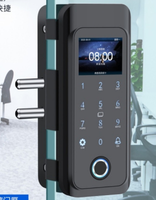 6V Battery Power Fingerprint Access Control For Glass Door Lock