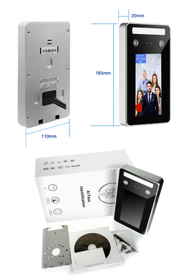 AI Dynamic Face Recognition Access Control 0.2s Recognition Speed