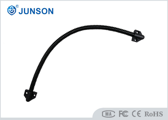 Black Stainless Steel Armored Cable Door Loop for Wire Protection