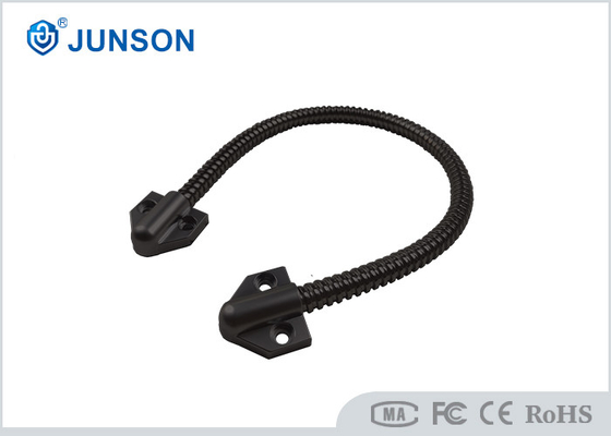 Black Stainless Steel Armored Cable Door Loop for Wire Protection