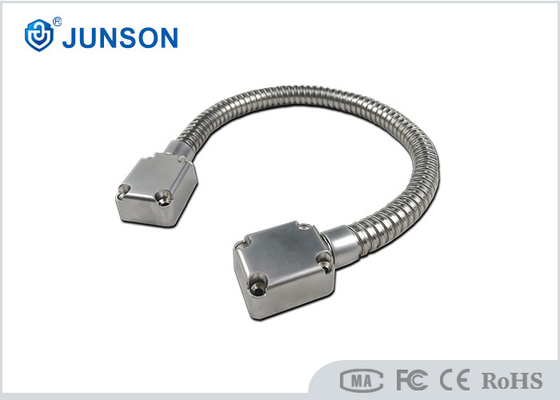 Zinc Alloy Head Stainless Steel Door Loop For Wire Protection
