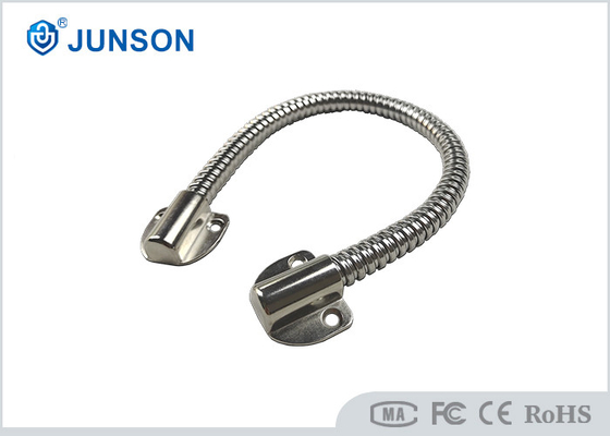 Zinc Alloy Head Access Control Cable Stainless Steel Door Loop 400mm Inside Diameter 10mm