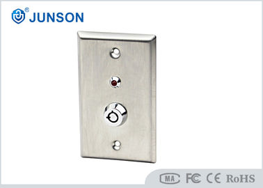 DC36V LED Key Switch Exit Push Button For Door Access Control