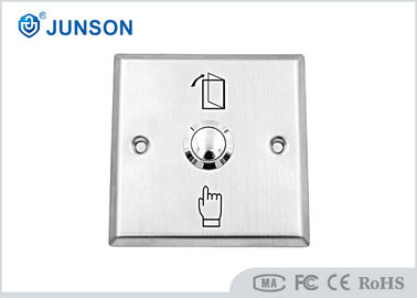 Stainless Steel  Exit Push Button Switch Of Door Aaccess Control