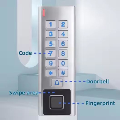 Tuya App Waterproof Metal Case WIFI RFID Smart Lock Fingerprint Access Control