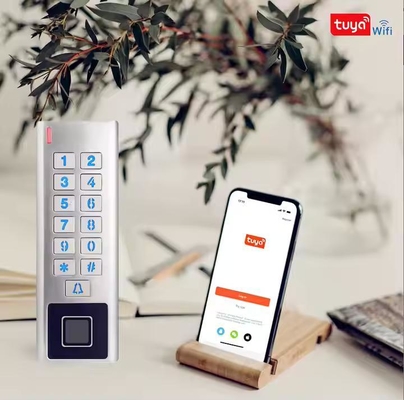 Tuya App Waterproof Metal Case WIFI RFID Smart Lock Fingerprint Access Control