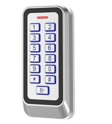 Metal Case Outdoor Ip67 EM/MF Card Access Control With Backlight Keyboard