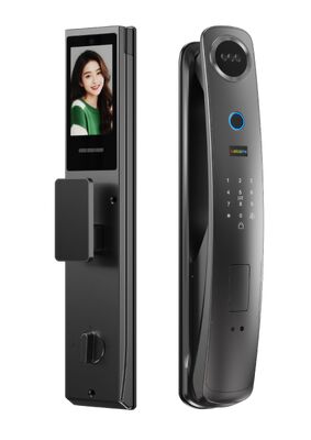 Smart Face Recognition Door Lock with Video Intercom, Fingerprint & Tuya App