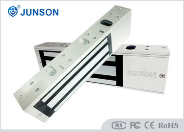 LED JS-500S Single Door Magnetic Lock Fine Cooper Coils Zinc Finishes For Armature