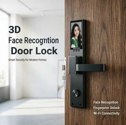 Waterproof Smart Lock Real Time Video 3d Face Recognition Smart Fingerprint Lock