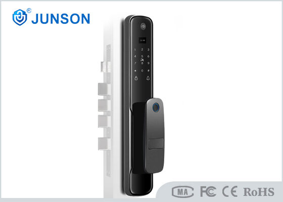 High Quality 4200mAh Lithium-ion Battery Fingerprint Door Lock with Tuya Smart APP and 100 Fingerprint Capacity
