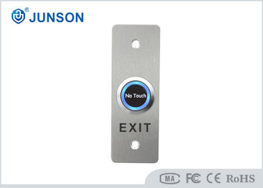 Stainless Steel 2mm Thickness Push Button Exit Switch Touchless