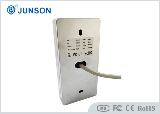 Robust Waterproof RFID Keypad Reader with Biometric Fingerprint Recognition - 24VDC