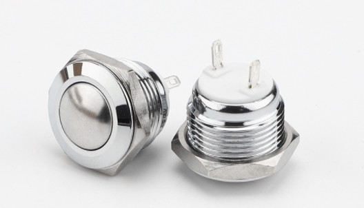 16mm Screw Metal Button Switch Ip65 Waterproof Push Button Momentary Switch