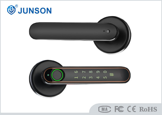 Keyless Electronic Smart Door Lock With Fingeprint Keyboard APP Mechanical Key