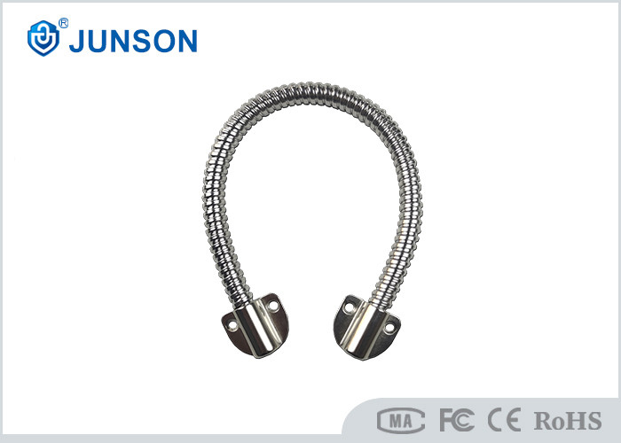 Zinc Alloy Head Access Control Cable Stainless Steel Door Loop 400mm Inside Diameter 10mm