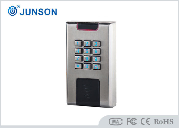 Waterproof stand alone access control system With Wg26 Communication , Gold / silver color