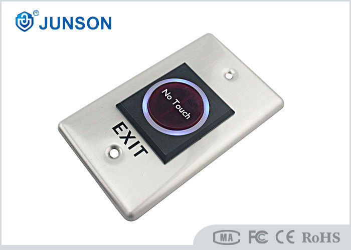 Infrared Sensor No Touch Exit Push Button Door Release Switch 5 Wire