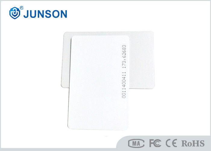EM4100 Chip RFID Key Cards PVC / PET Materials For Access Control System