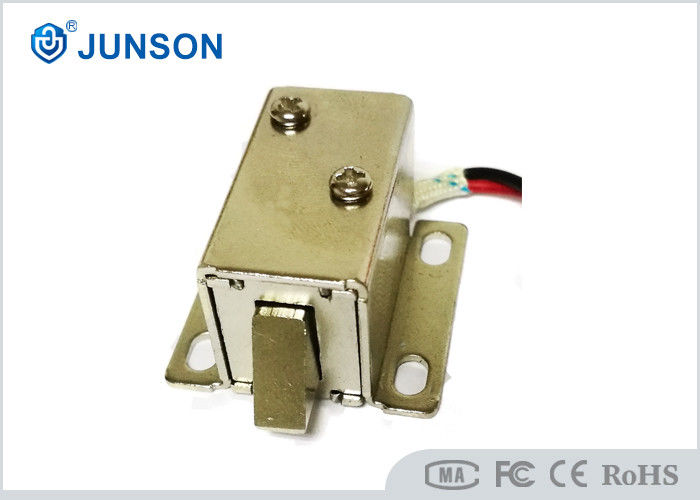 12v Dc Electric Cabinet Lock Silver Color For Electronic Solenoid