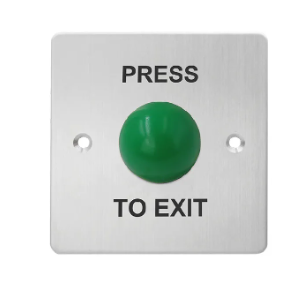 86mm Square Stainless Steel Panel Emergency Exit Push Button Switch For Access Control Systems