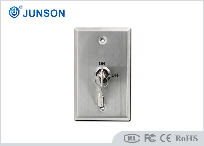 IP66 305 Stainless Steel Key Switch JS-70KS for Access Control Door Release