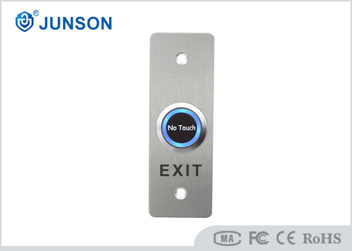 Stainless Steel No Touch 2mm Thickness Push Button Exit Switch