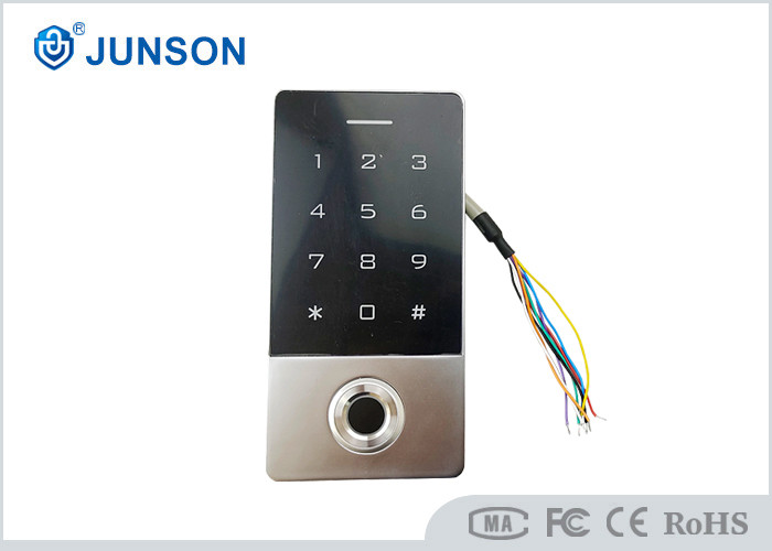 Silver Keypad IP68 Fingerprint Access Control 100mA With WiFi Tuya APP