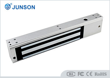Anodized Aluminum Single Door Magnetic Lock 600lbs JS-280TS With Door Sensor / Timer