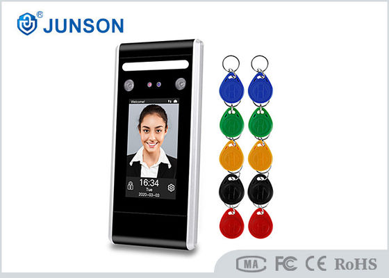 FCC 12VDC Time Attendance Access Control Facial Recognition 8G EMMC