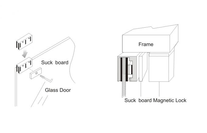 1200lbs Magnetic Lock For Sliding Door Electro Magnetic Lock