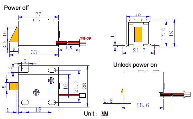 Smallest solenoid lock magnetic cabinet locks for any kind of locker , lower power