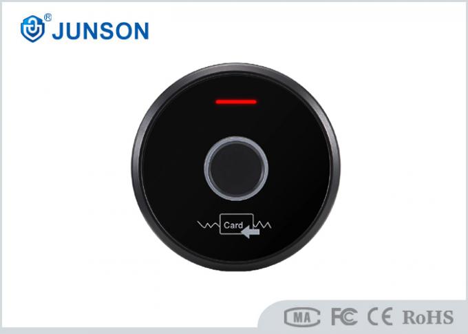 Round Card Access Reader 3cm 8cm Fingerprint RFID Card Standalone Access Control Round Type
