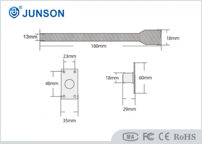 Access Control Protection Wire Armored Cable Door Loop in Stainless ...
