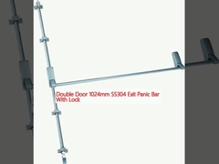 Double Door 1024mm SS304 Exit Panic Bar With Lock