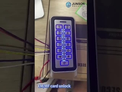 Metal Case Outdoor Ip67 EM/MF Card Access Control With Backlight Keyboard