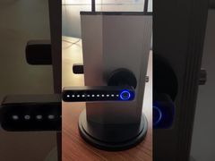 Introduce Black Square Handle Fingerprint Door Lock Tuya APP With Quick LockIdentification For You