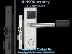 Watch: Glod RFID Hotel Locks with key Left Open Or Right Open Door Showcase