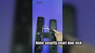WIFI Tuya App Smart Fingerprint Door Locks With Peephole Camera