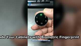 No Keys: Fingerprint & Pin Code Access for Your Cabinets